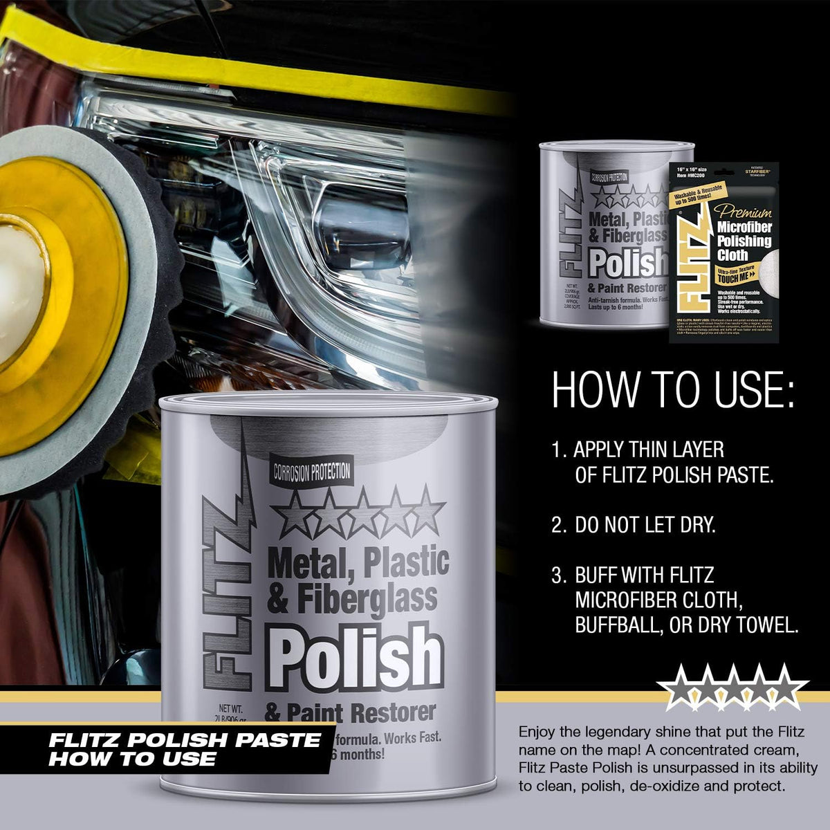 2.2-Pound Multi Purpose Metal Polish I895844