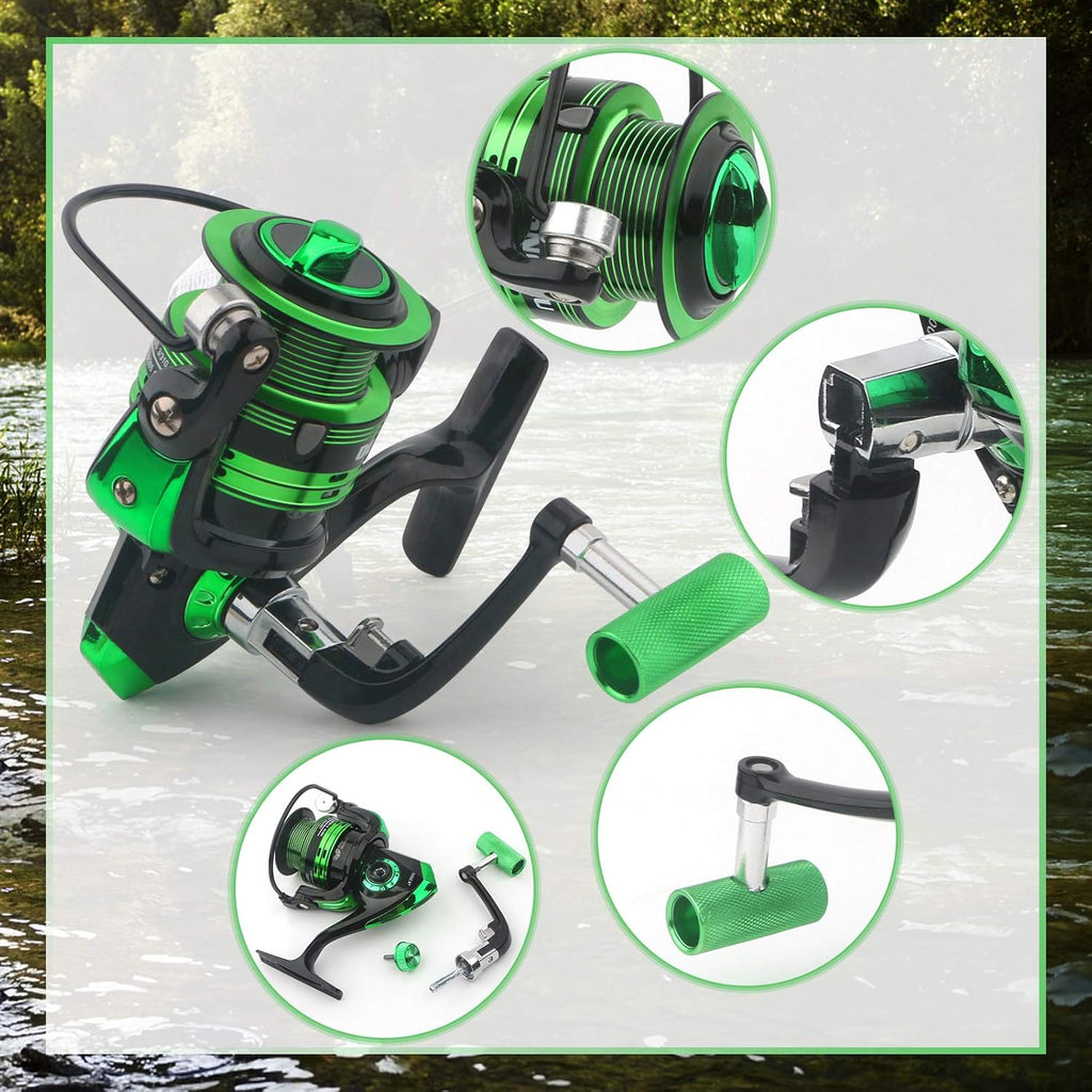 Carbon Fiber Telescopic Fishing Rod and Reel Combo Kit B546