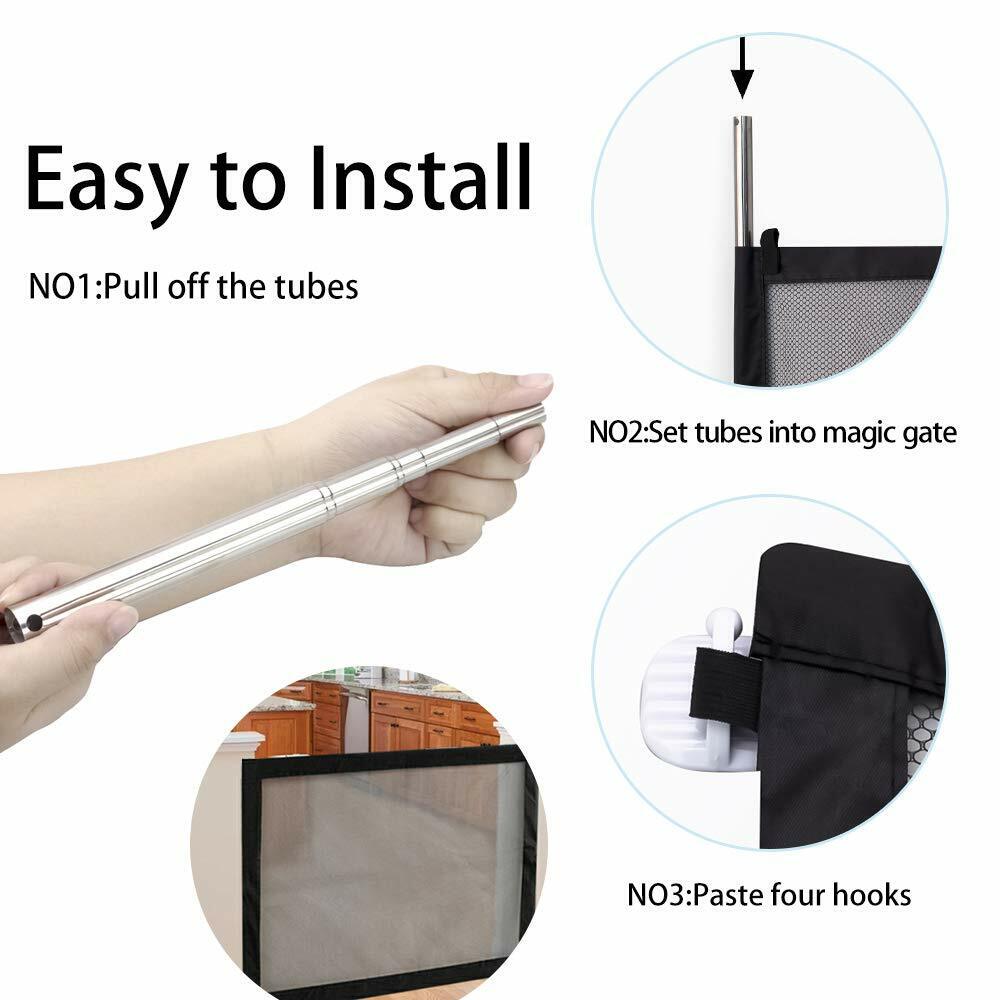 Portable Mesh Safety Gate B6188