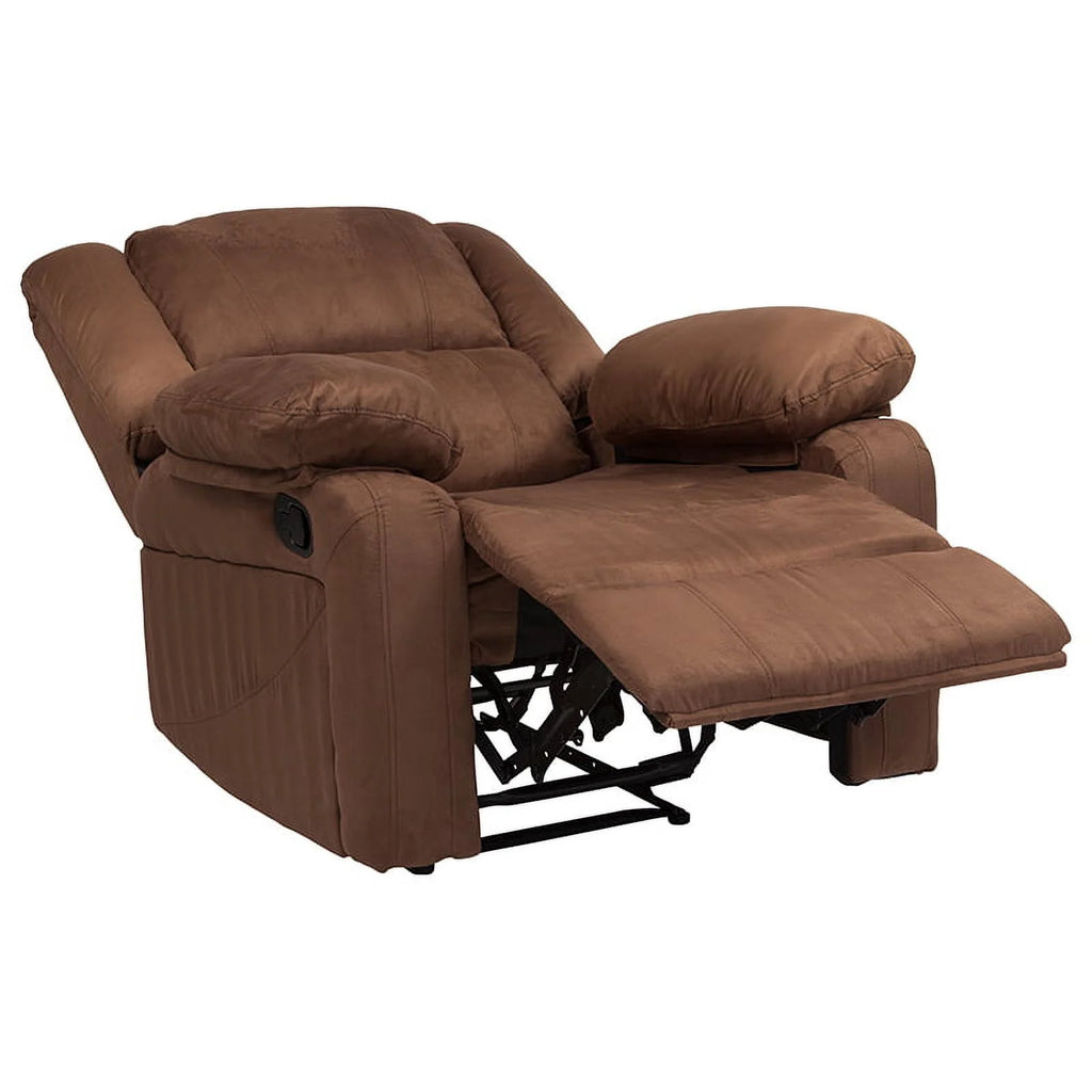 Chocolate Brown Microfiber Recliner X369779