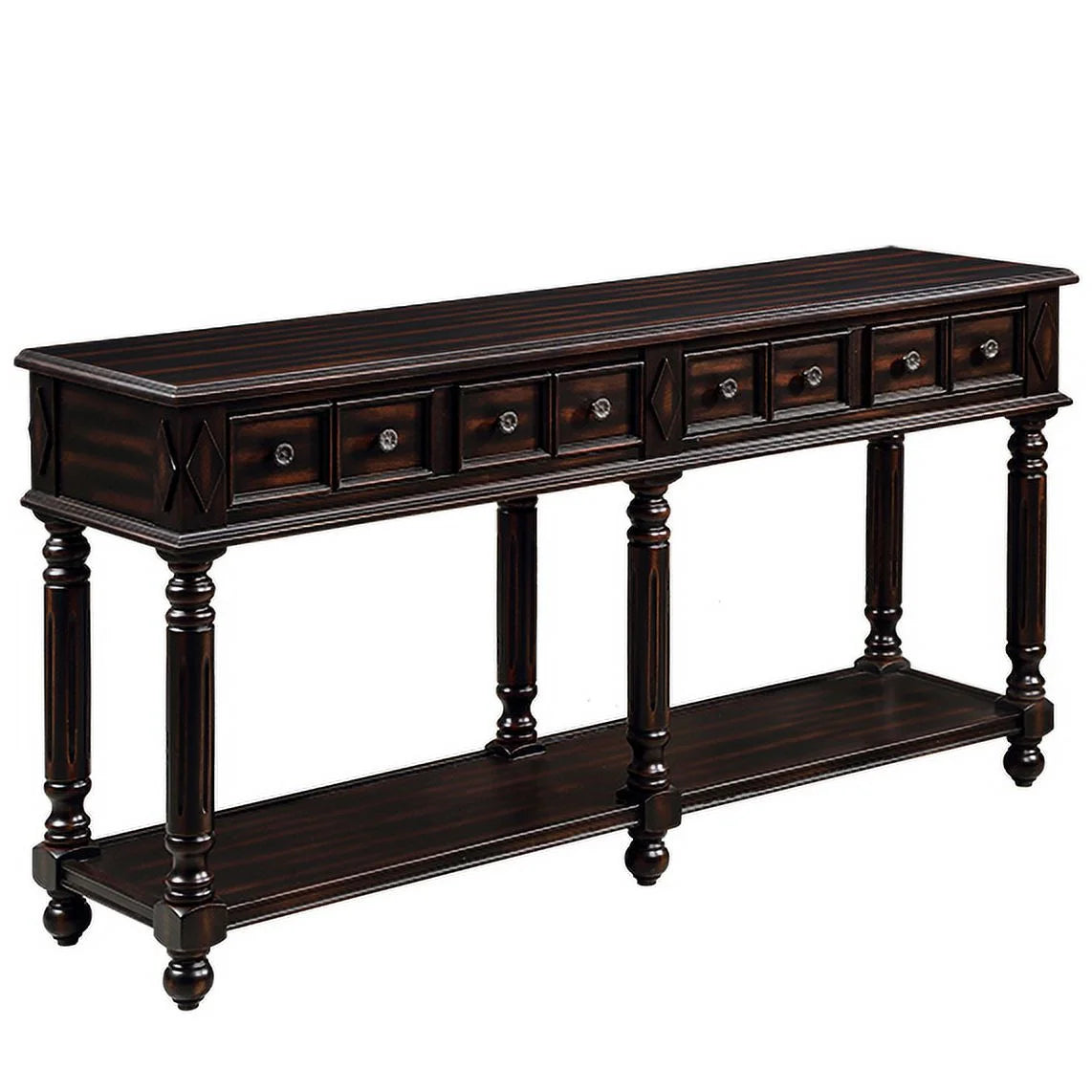 Console Table with 2 Drawers and Bottom Shelf S20836