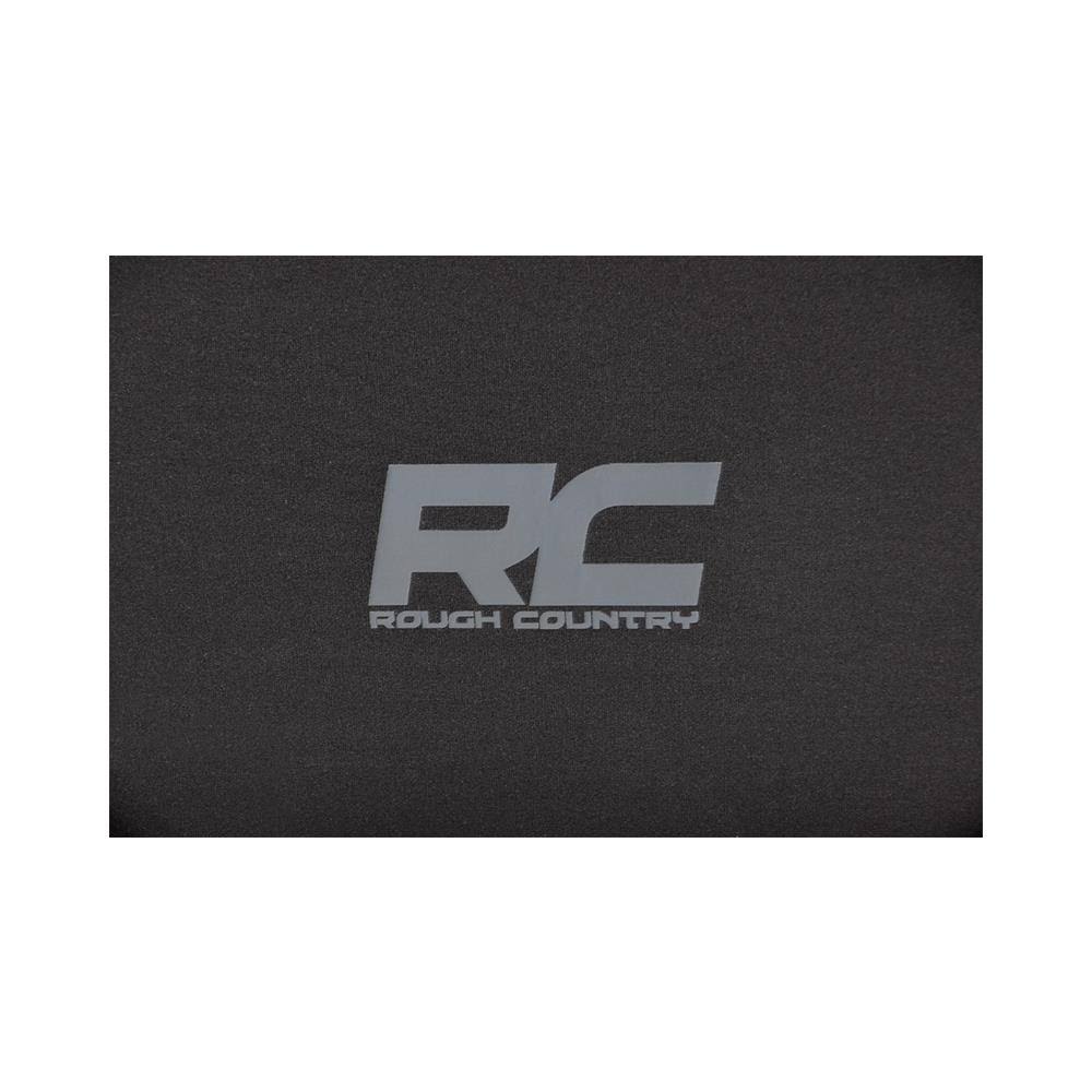 Black Neoprene Rear Seat Cover K137810