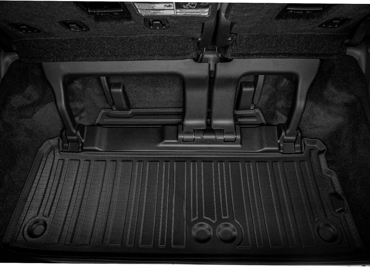 Black 8 Seat TPE All Weather Floor Mats & Cargo Liner W506609