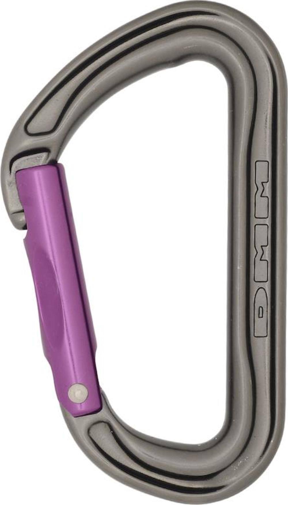Straight Gate Carabiner 6 Pack Titanium/Purple Z2346