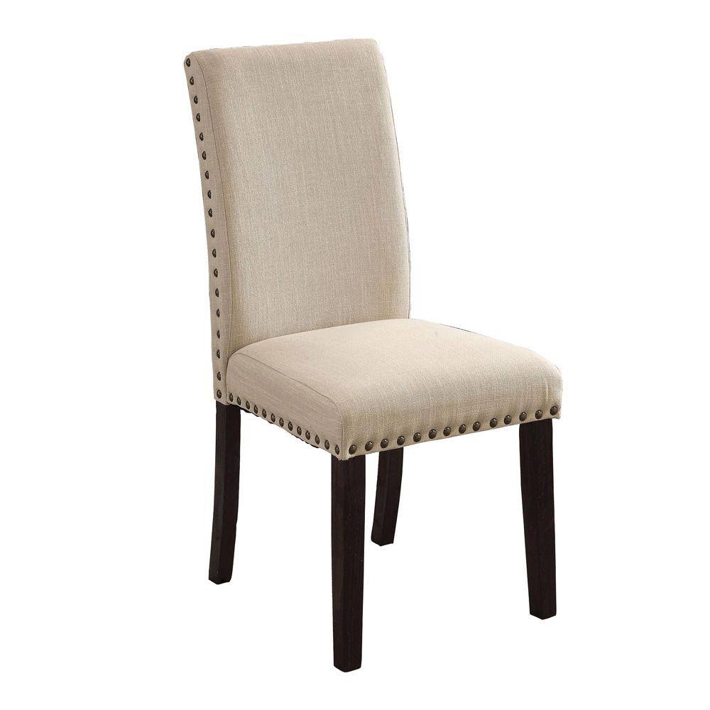 Black and Beige Contemporary Style Side Chair M111114