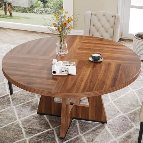 47 Inch Round Wood Dining Table B780