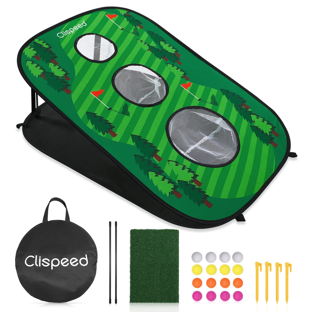 Foldable Chipping Net Cornhole Game Set U14659