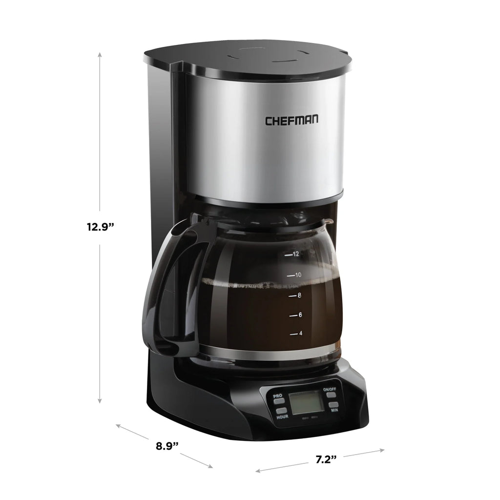 12-Cup Programmable Stainless Steel Coffee Maker B33666