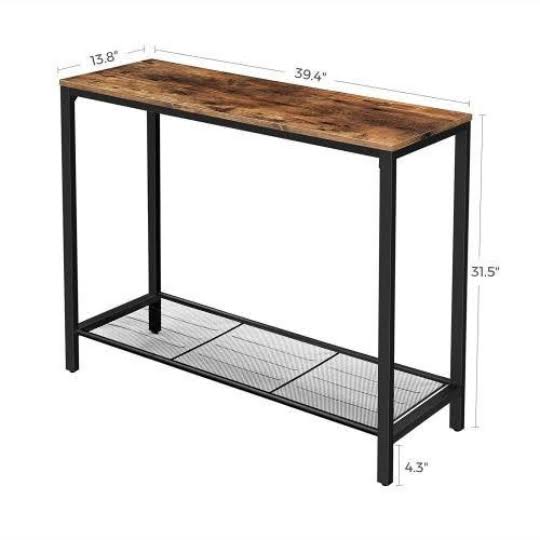 Mesh Shelf Console Table X6900