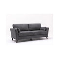 Gray Velvet Fabric Sofa L422