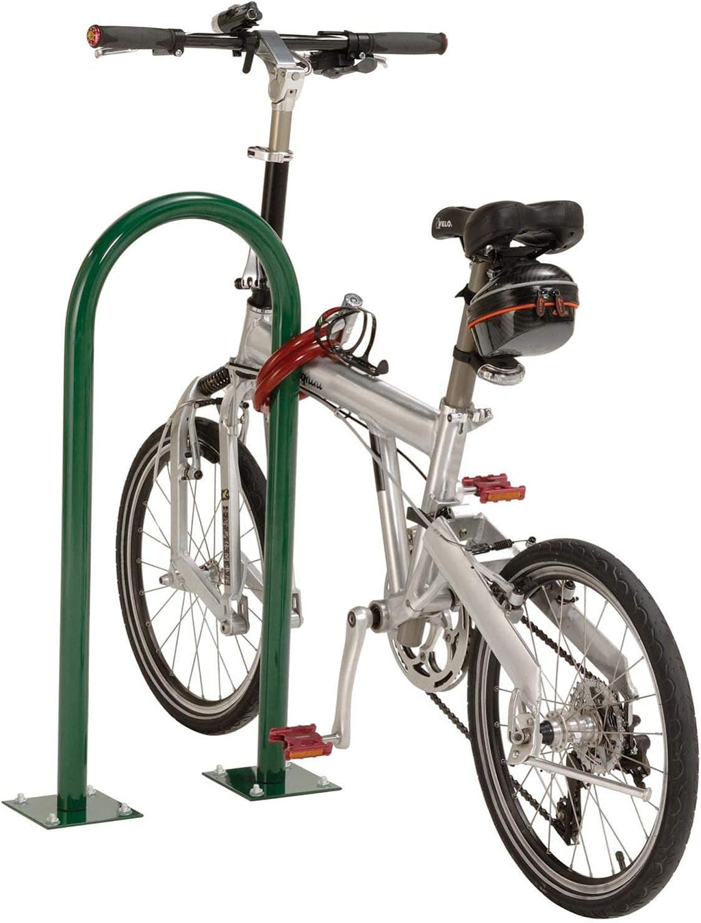 Green Flange Mount 2-Bike Capacity Bike Rack D634286
