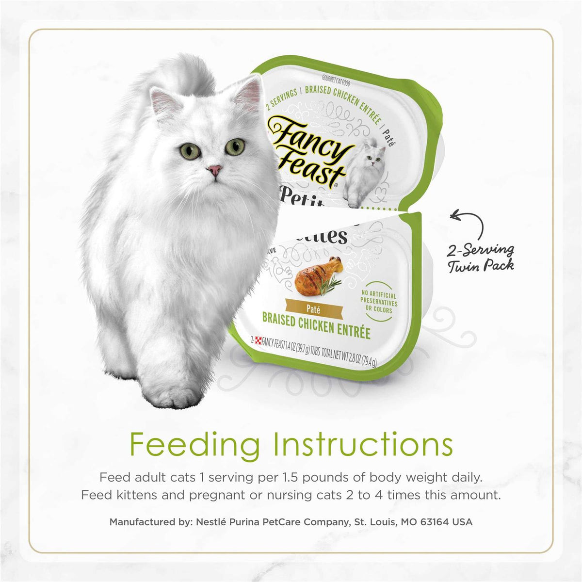 Braised Chicken Entree Wet Cat Food Z326467