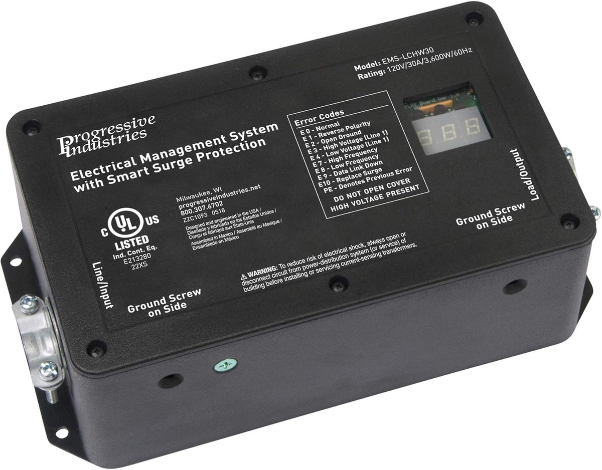 30 Amp Hardwired RV Surge Protector with Remote Display X8698