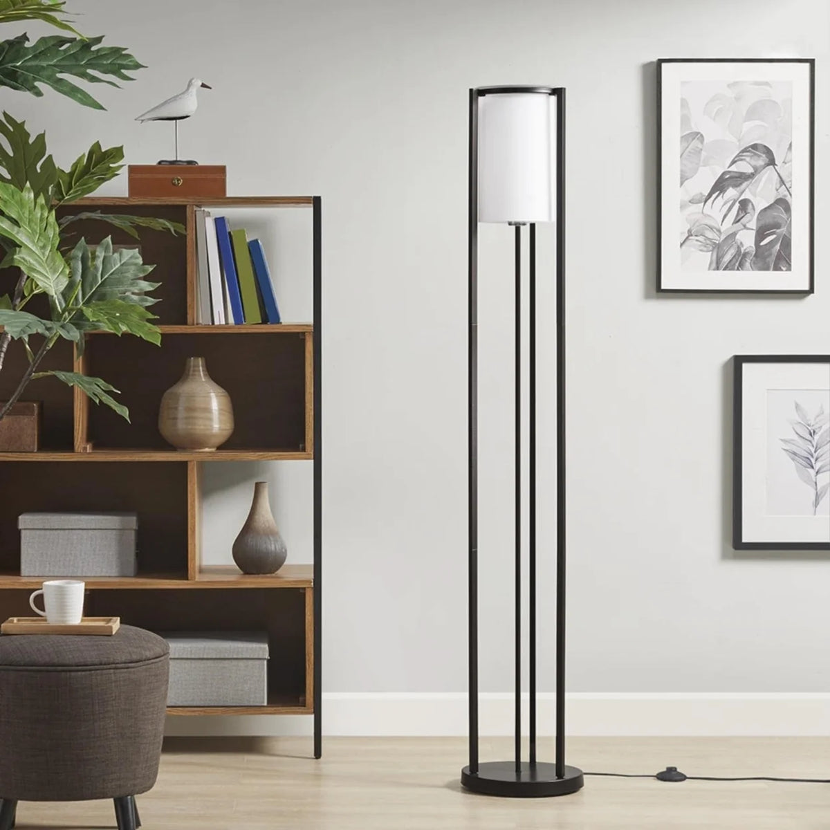 Floor Lamp with Black Finish Y28097
