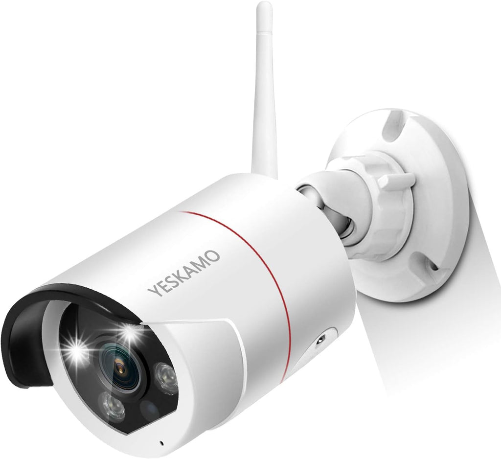 Wireless Security Camera System with 12'' Monitor 2 Way Audio, 3MP WiFi IP Cameras AI Human Detection Siren Alarm, 1080P HD Home Surveillance System with Hard Drive Y7683