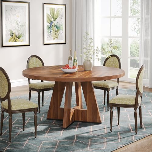 47 Inch Round Wood Dining Table B780