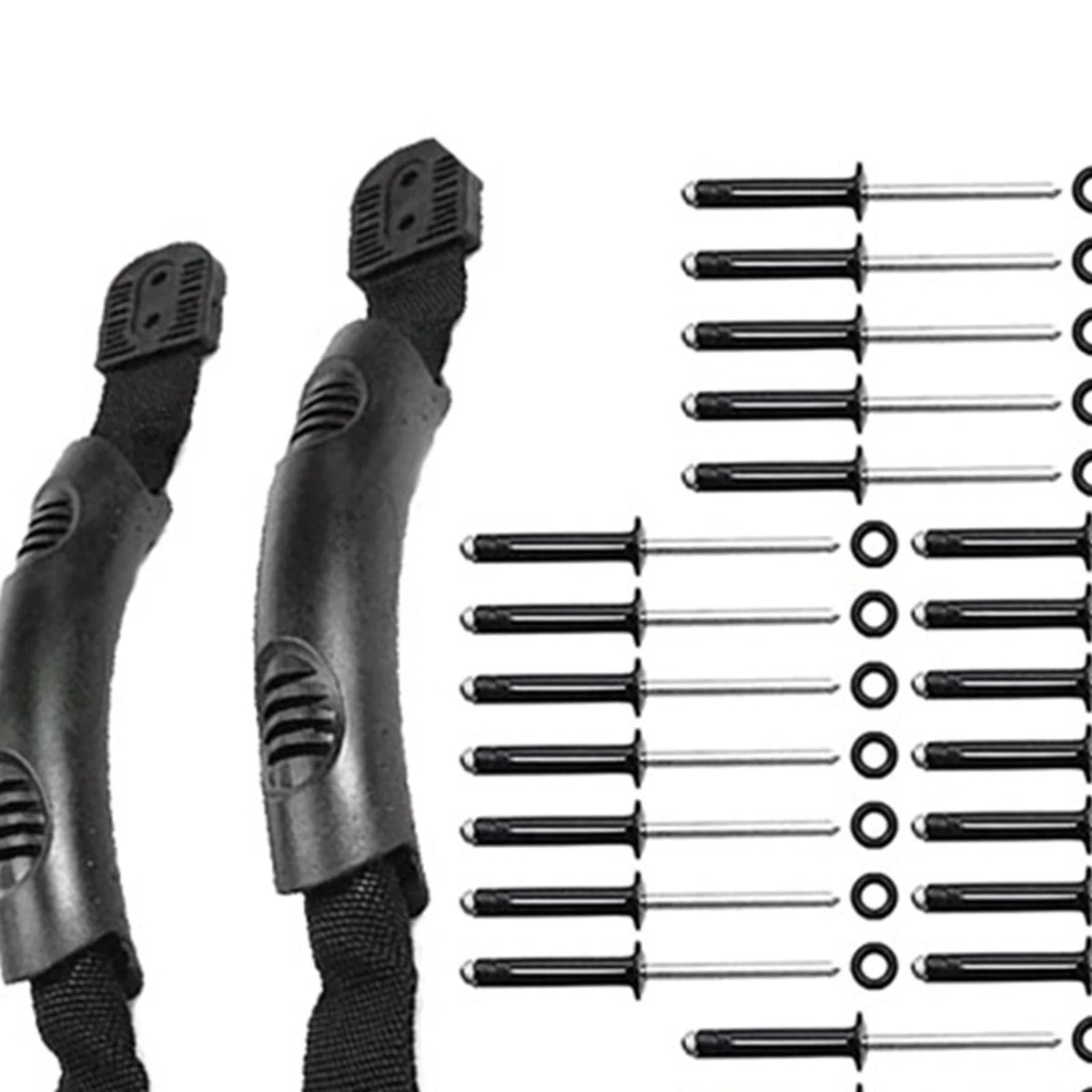 Black Kayak Carry Handles with Screws Pad Eye A507