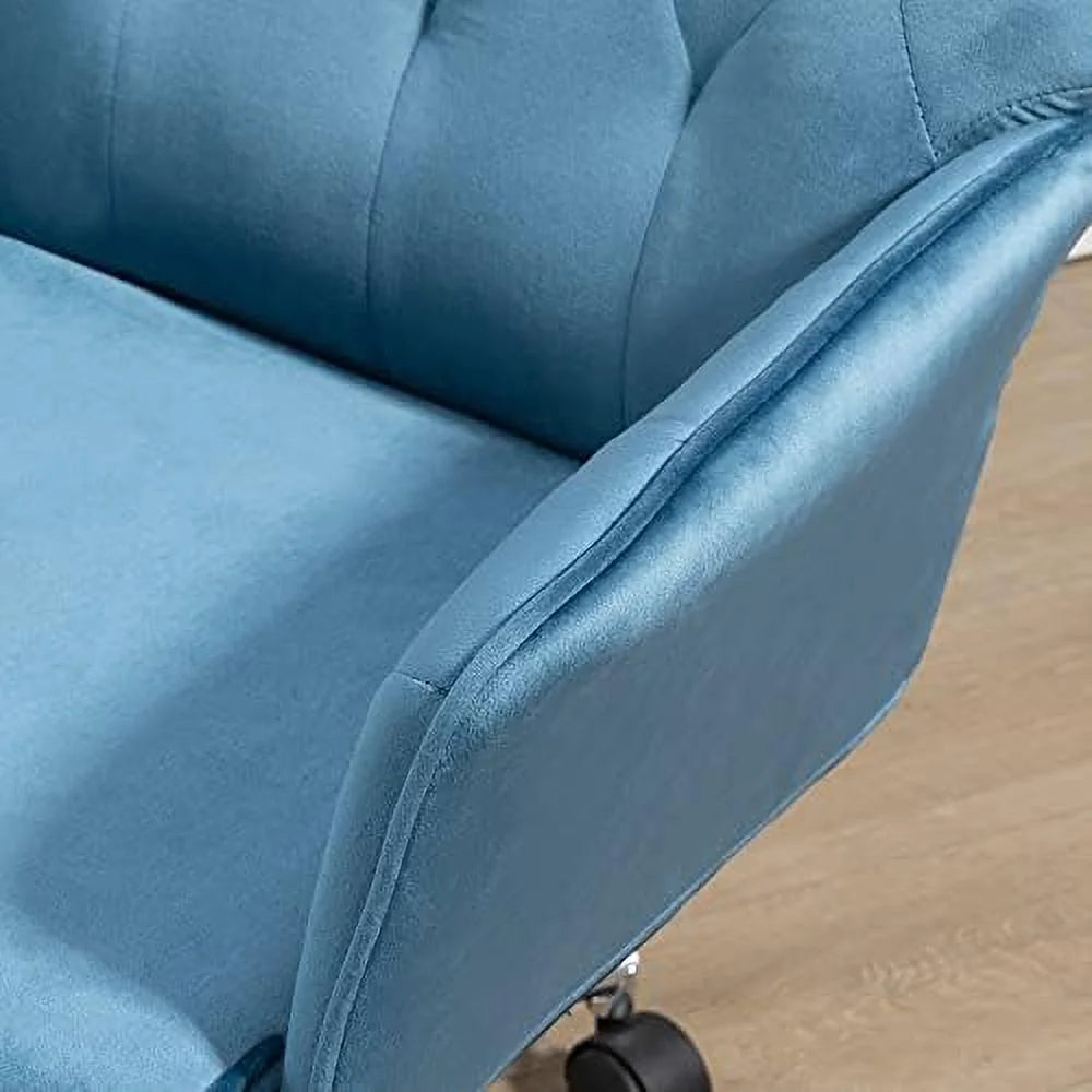 Light Gray Microfiber Tufted Height Adjustable Office Chair N13800