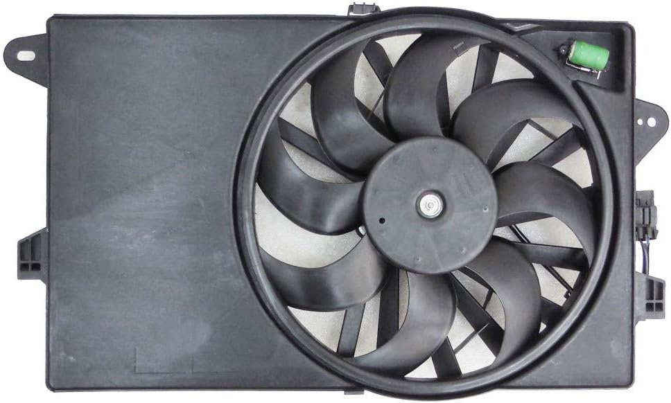 Radiator Fan Assembly for Fiat 500C Convertible 2012-2018 U5188