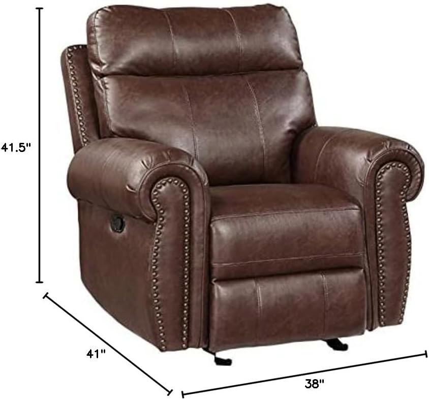 Brown Glider Recliner T150288