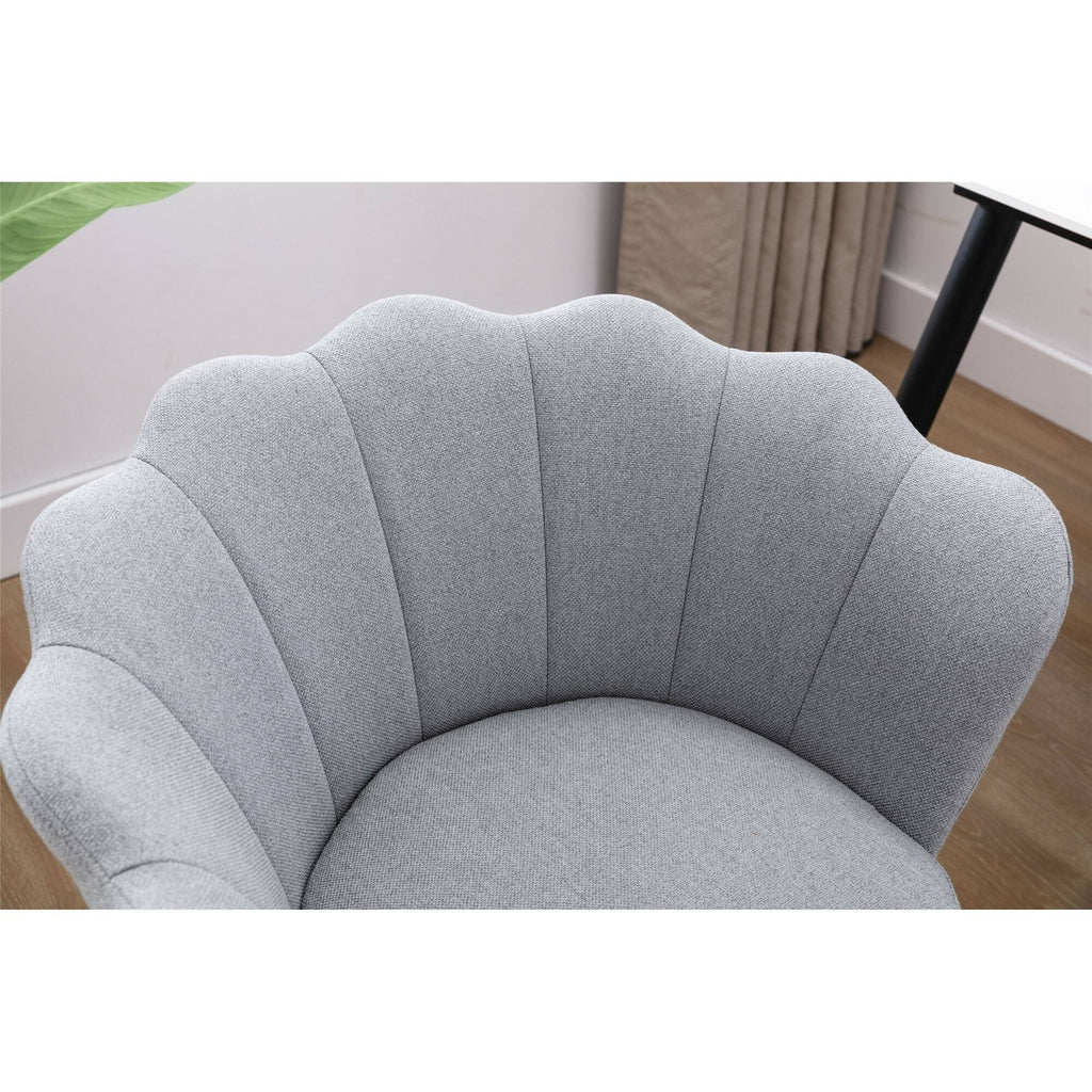 Light Grey Swivel Shell Chair Y254243