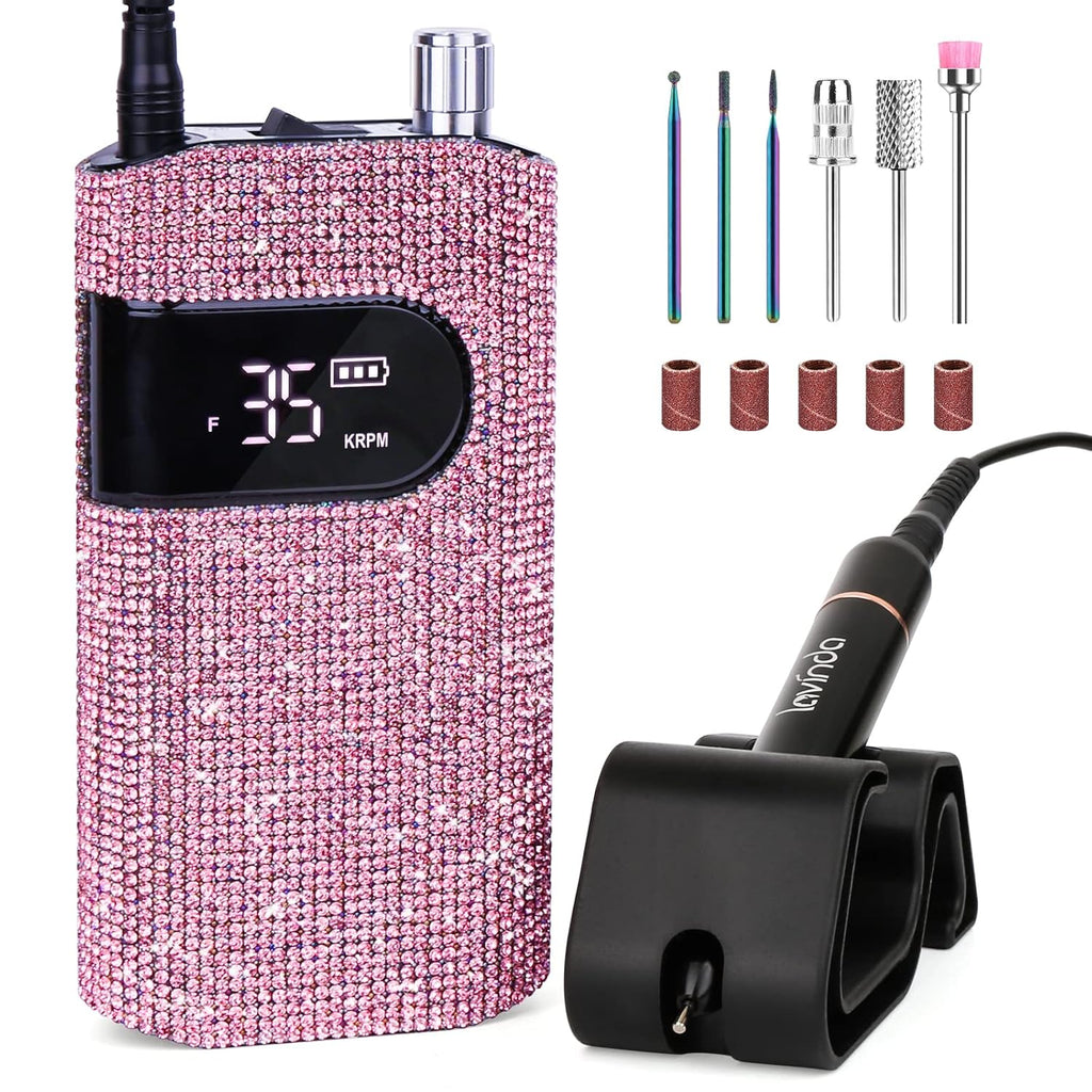 Pink Diamond Cordless UV LED Nail Lamp 56W Nail Dryer B356651