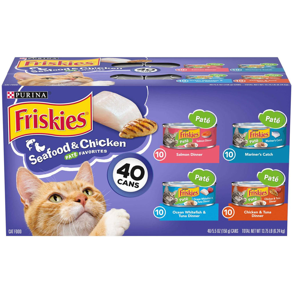 Seafood & Chicken Pate Variety Pack Wet Cat Food L11213