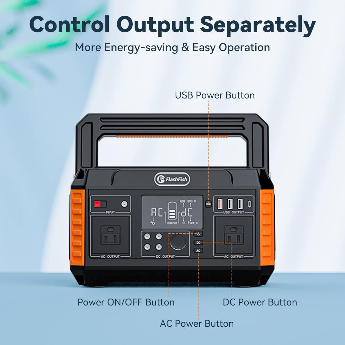 560W Portable Power Station, 520Wh/140400mAh Lithium Battery Pack with AC Outlets T988