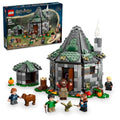 LEGO Harry Potter Hagrid's Hut: an Unexpected Visit - Kids Building Toy with Buildable House, 7 Minifigures & Dragon Z7100