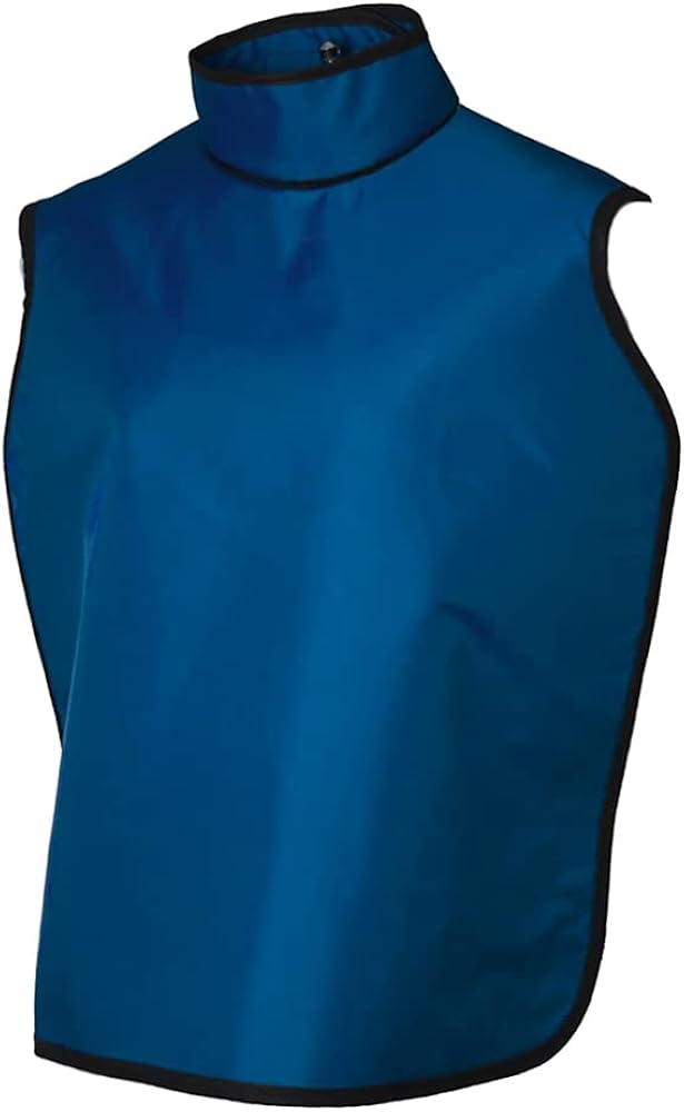 Adult Dental Radiation Lead Apron with Hanging Loops and Sewn in Thyroid Collar E1987