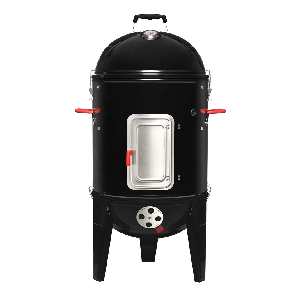 Charcoal Smoker 17 Inch Black Z376163