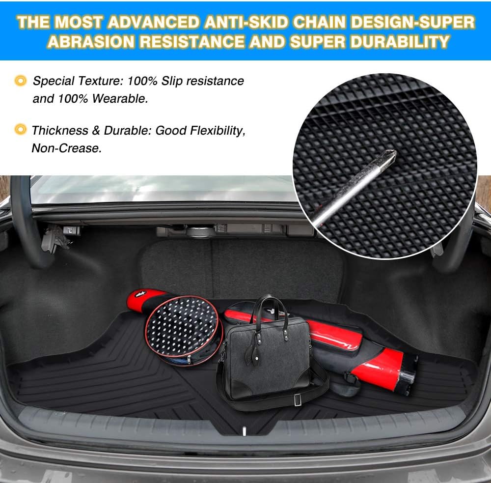 Black Cargo Liner Trunk Mat P220
