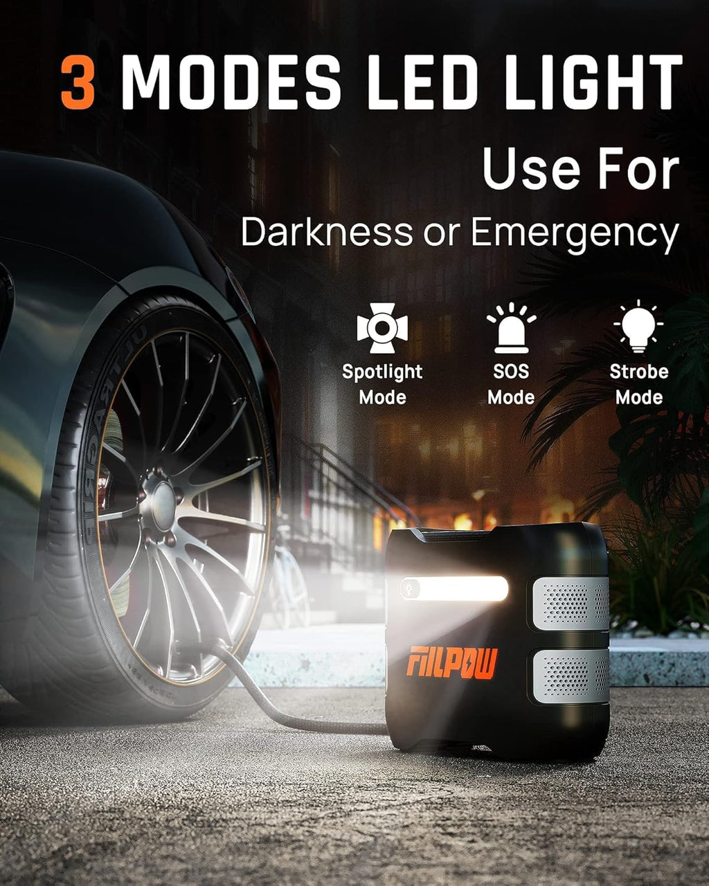 Portable Air Compressor Tire Inflator 150 PSI with Digital Display A64471