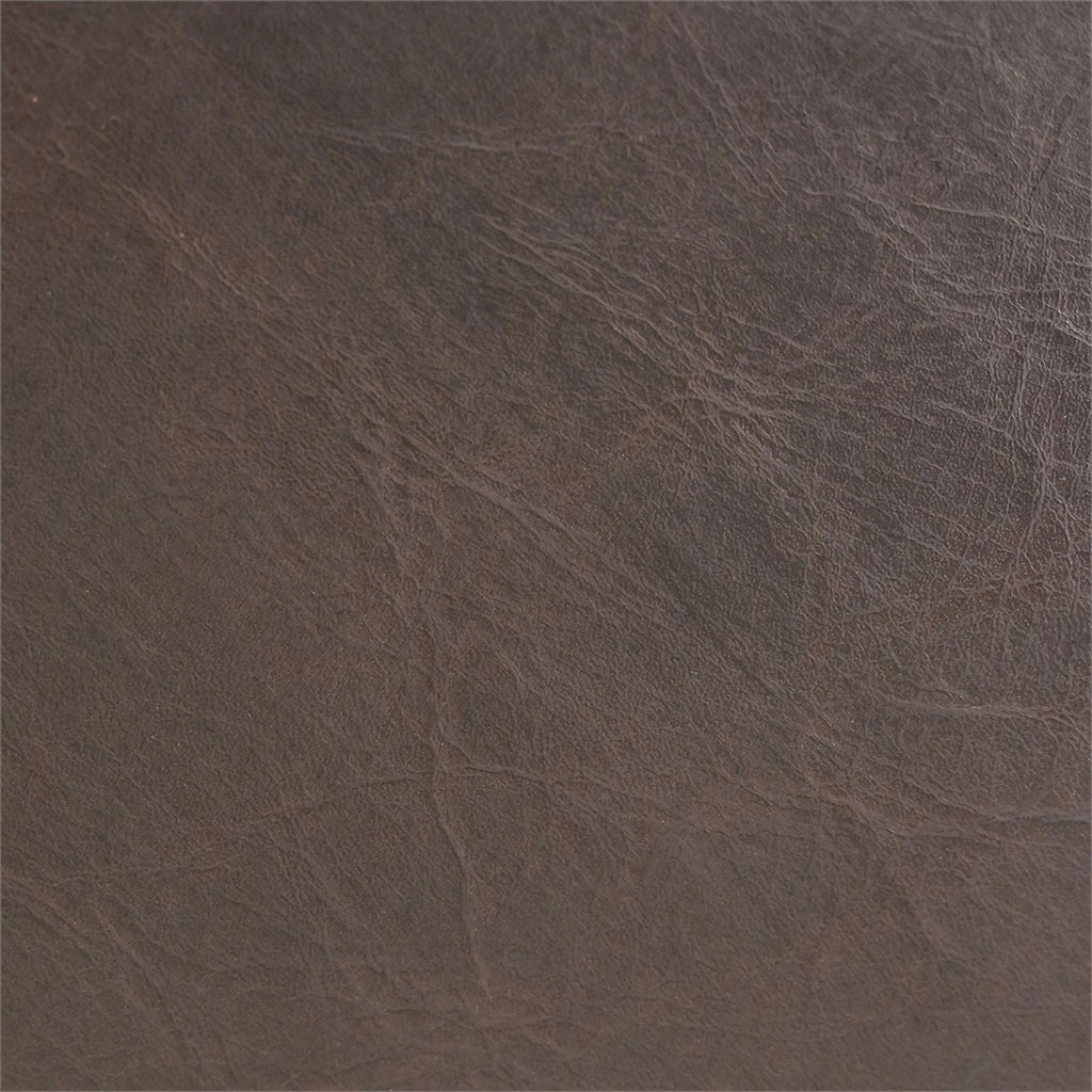 Brown Bonded Faux Leather Chaise Lounge J5083