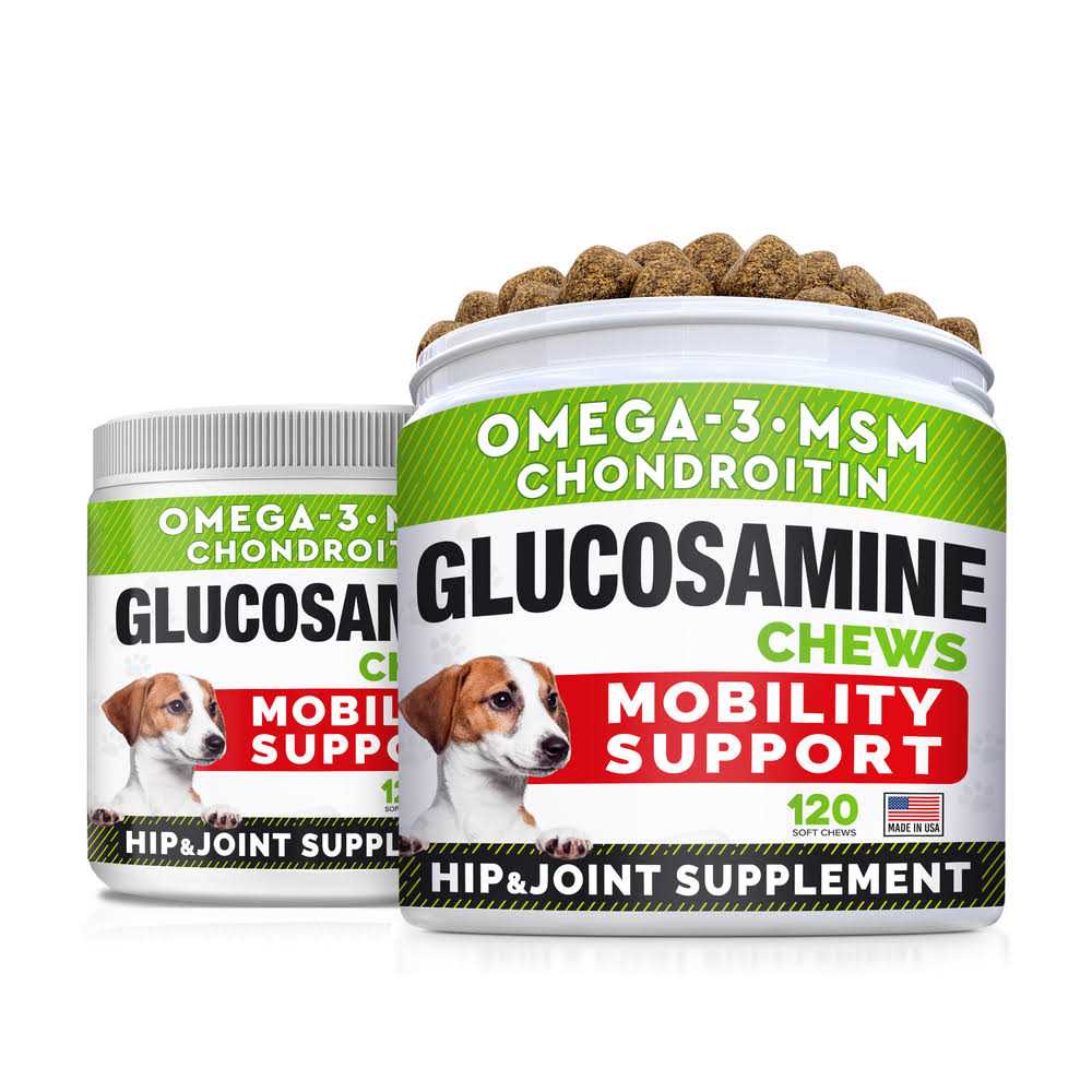Glucosamine Chews for Dogs Cats E7545