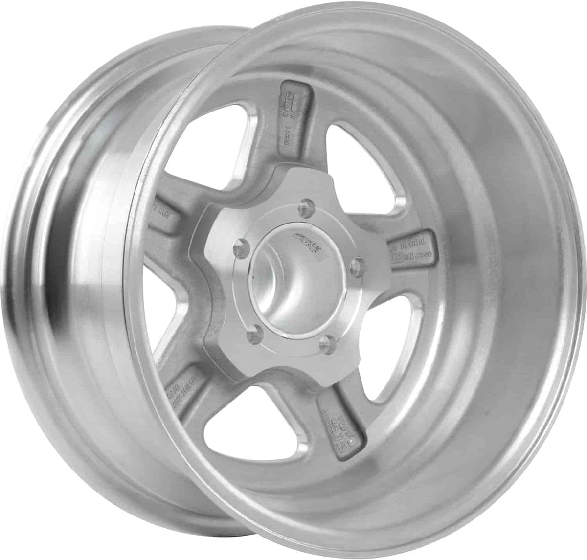 Polished Aluminum Wheel 15” x 7” with Center Cap G805157