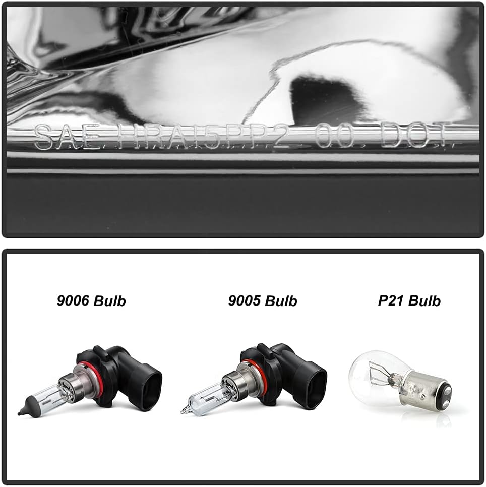 00-05 Cadillac Deville Headlights Headlamps Driver Passenger Side F2338