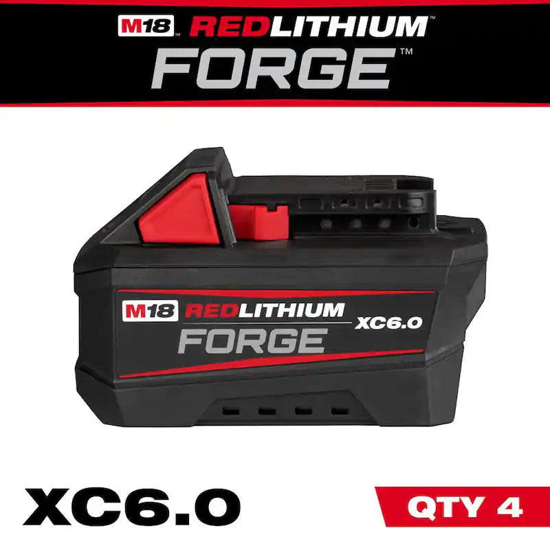 18V Lithium-Ion 6.0 Ah Battery Pack 4-Pack K44403