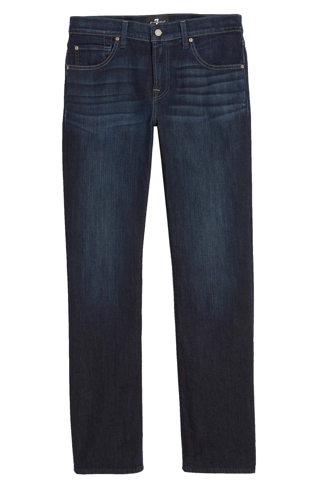 Mens Straight Dark Jeans F7846