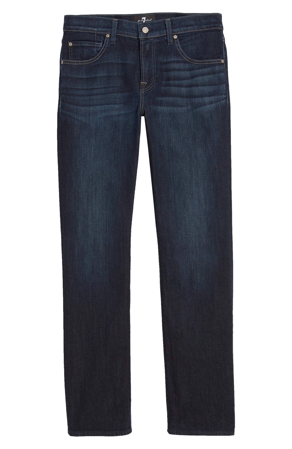 Mens Straight Dark Jeans F7846