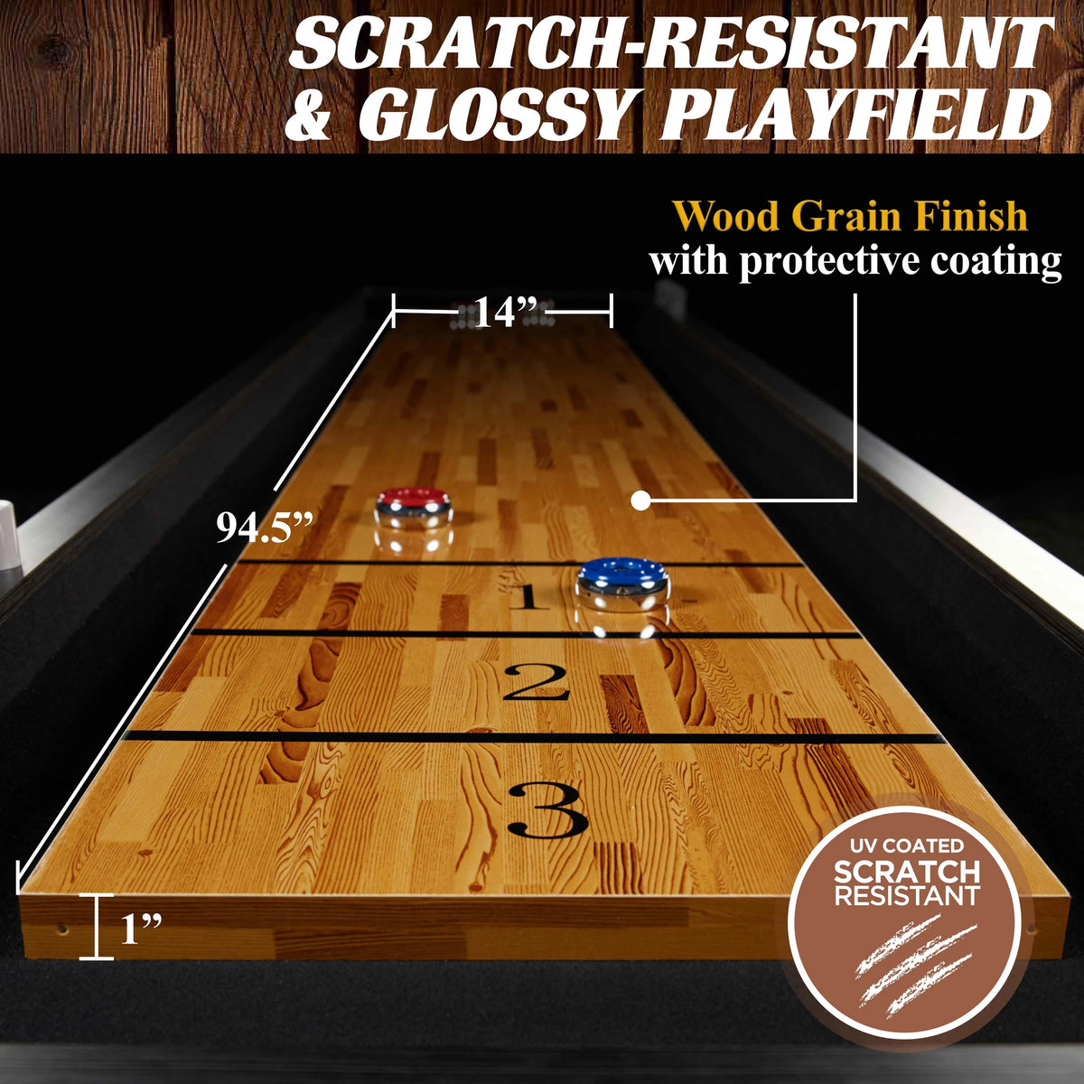 9 ft Shuffleboard Table G931152
