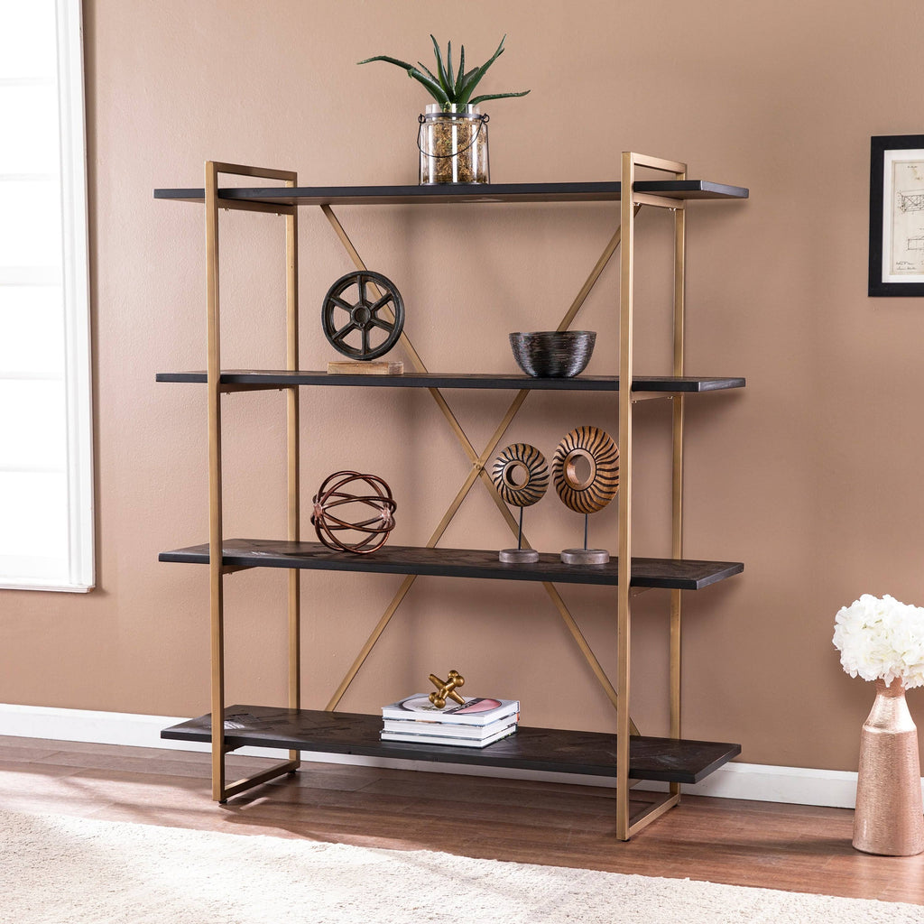 Black Wood Bookshelf K911538