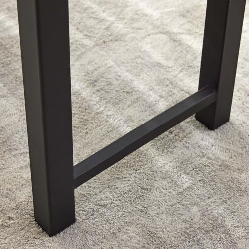 Set of 2 Grey Metal Garden Bench H9301