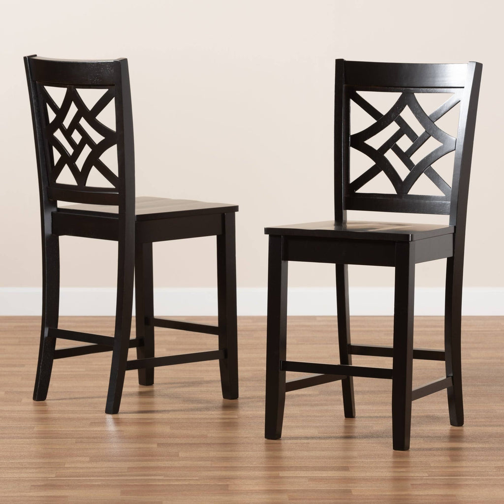 2-Piece Counter Stool Set - Brown J151