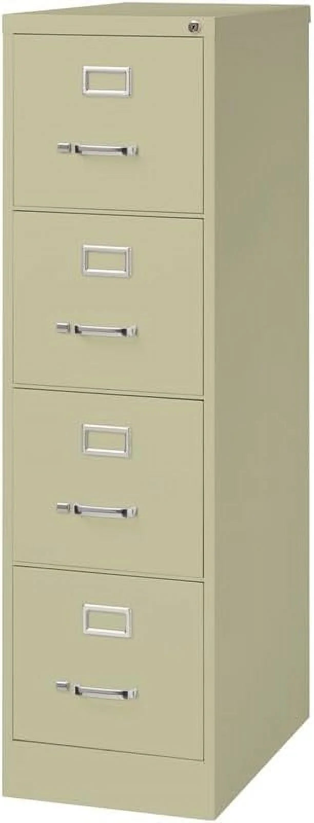 25" 4-Drawer Metal Vertical File Cabinet In Beige Q834