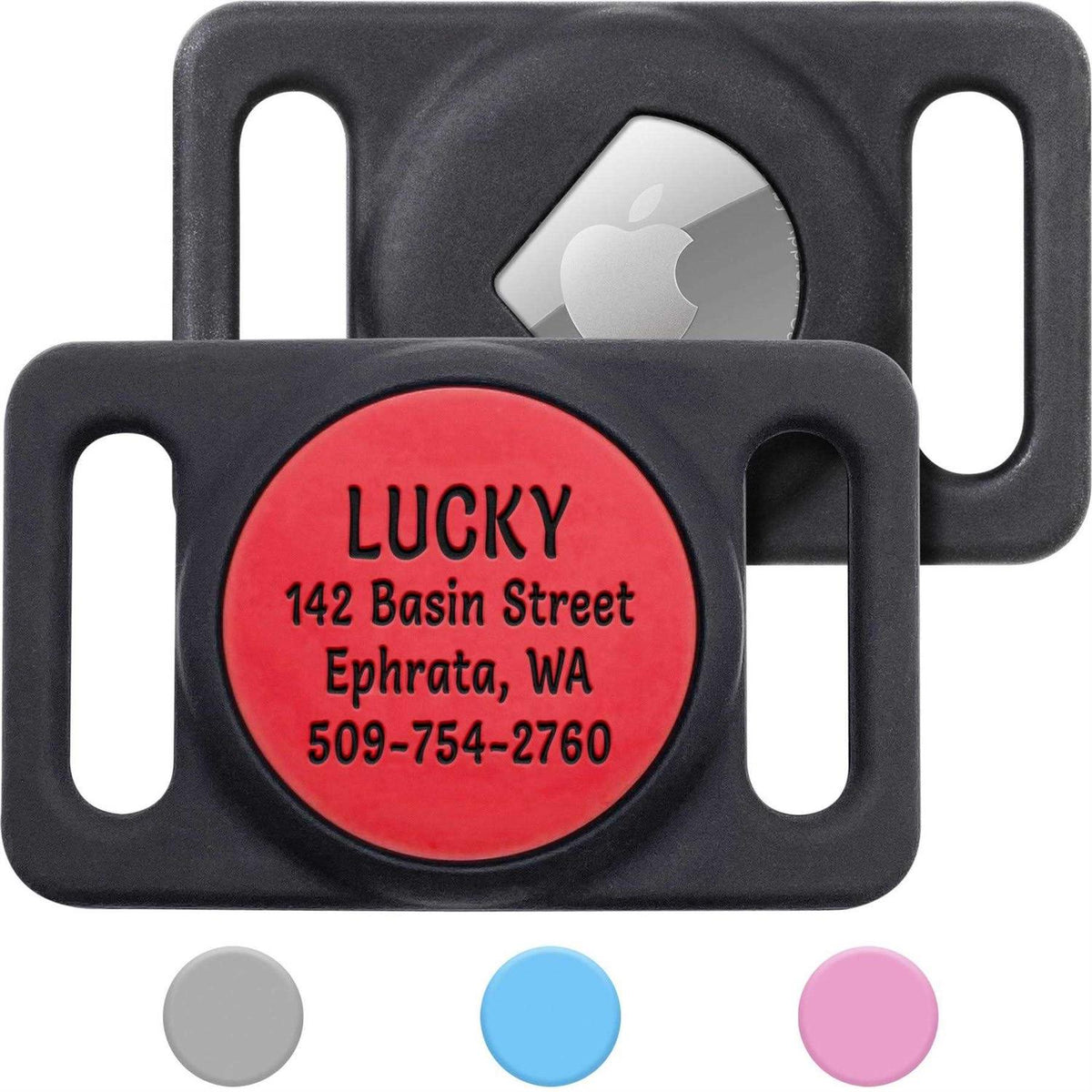 Engraved AirTag Dog & Cat Collar Holder D393166