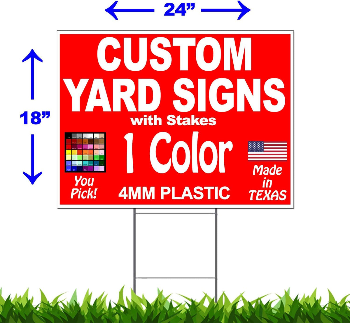 18" x 24" Yard Signs X222238
