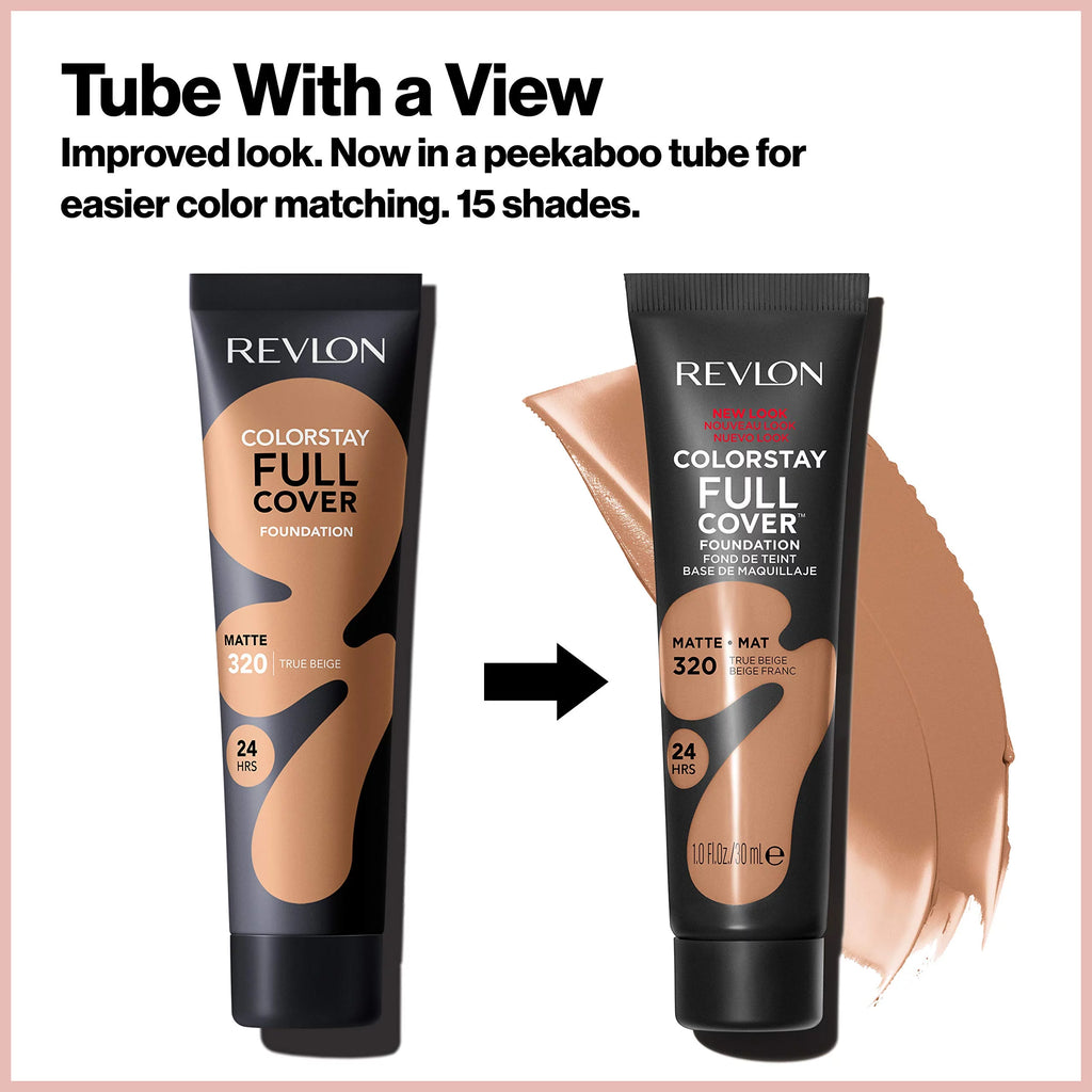 Full Cover Matte Foundation 210 Sand Beige 1.0 Fl Oz Pack of 6 E810810