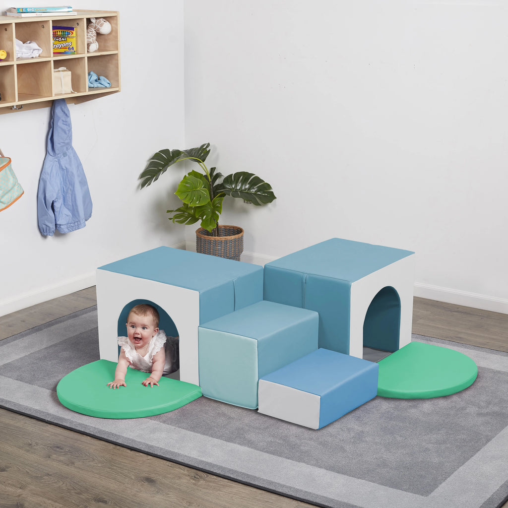 Corner Tunnel Maze Toddler Playset, 7-Piece A69826