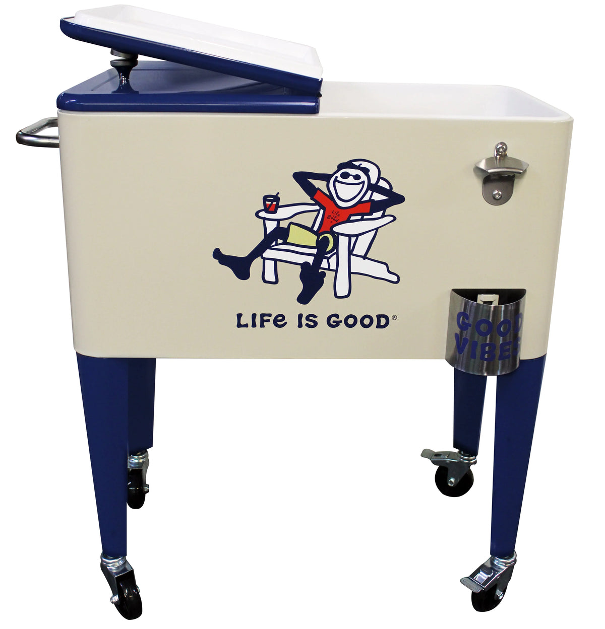 60 Quart Metal Outdoor Patio Cooler K3889